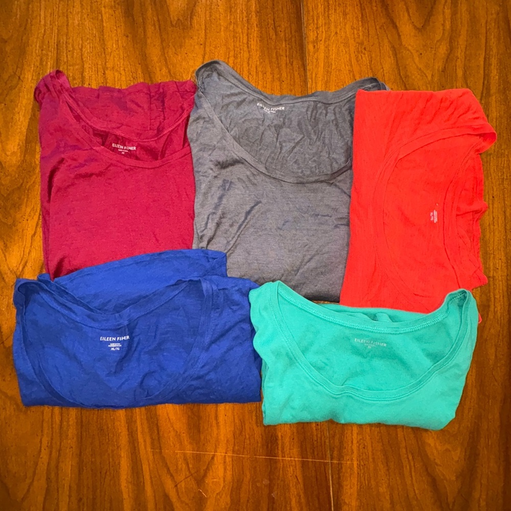 Eileen Fisher Women’s Shirts (Bundle of 5) Size XL